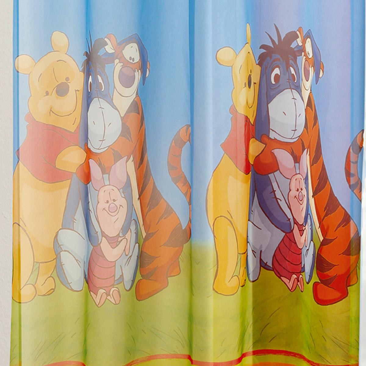 Vorhang mit Schlaufen Winnie The Pooh 140x250 cm Blau - Blau, LIFESTYLE, Textil (140/250cm) - Disney