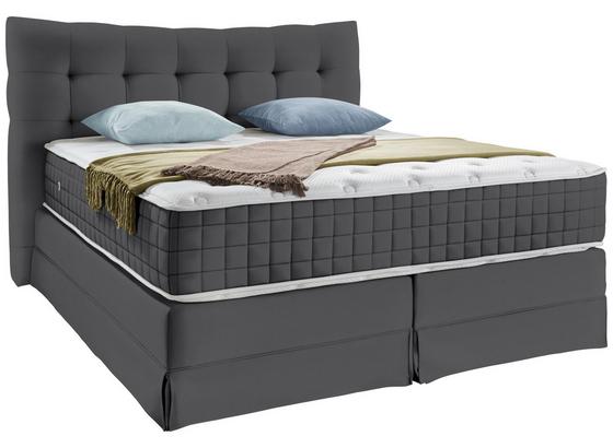 Boxspringbett Domino ca.160/200cm, Grau - Grau, KONVENTIONELL, Holz (160/200cm) - James Wood Boxspringbett Domino ca.160/200cm, Grau - Grau, KONVENTIONELL, Holz (160/200cm) - James Wood