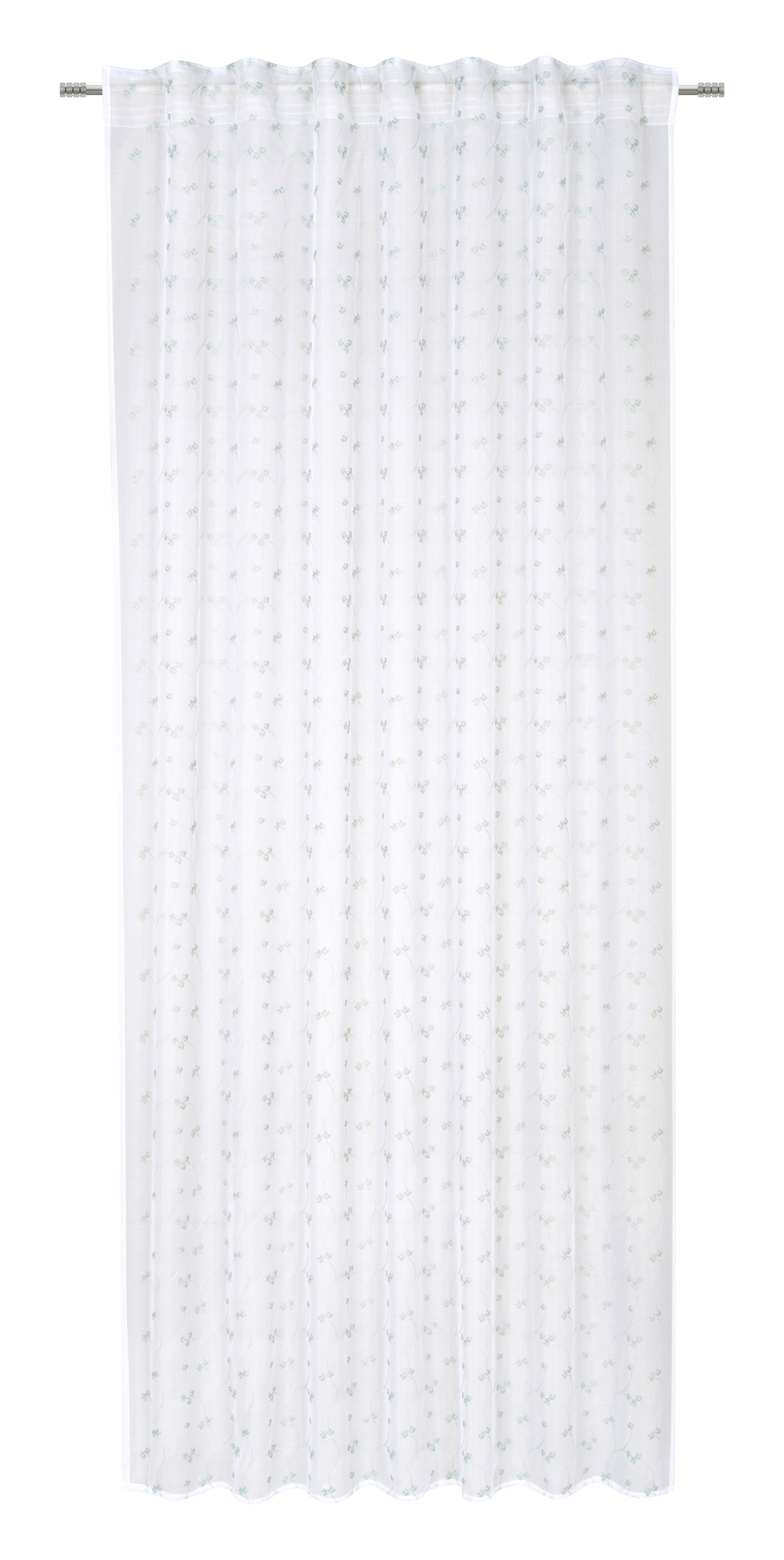 Hotový záves Stella, 140/245cm, zelená - zelená, Romantik / Landhaus, textil (140/245cm) - Mömax