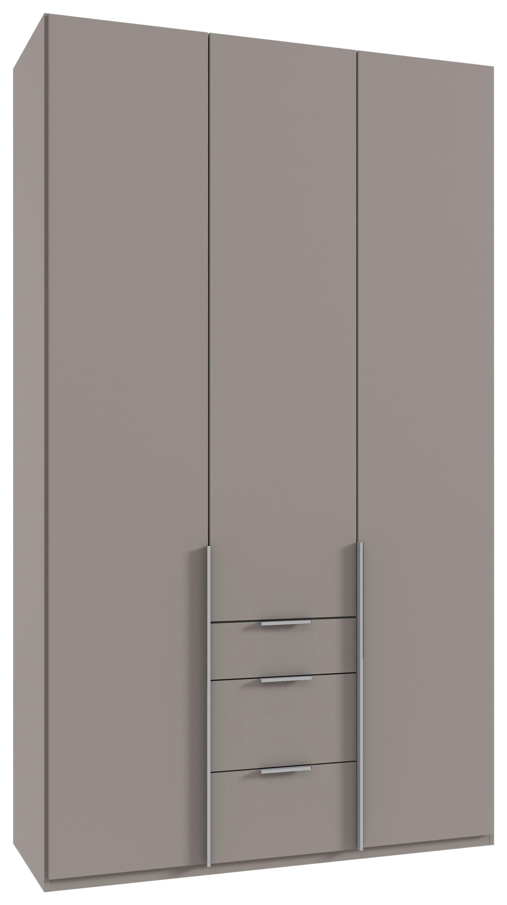 Drehtürenschrank New York Grau/Sahara B: 135 cm - Grau/Sahara, MODERN, Holzwerkstoff (135/236/58cm) - MID.YOU