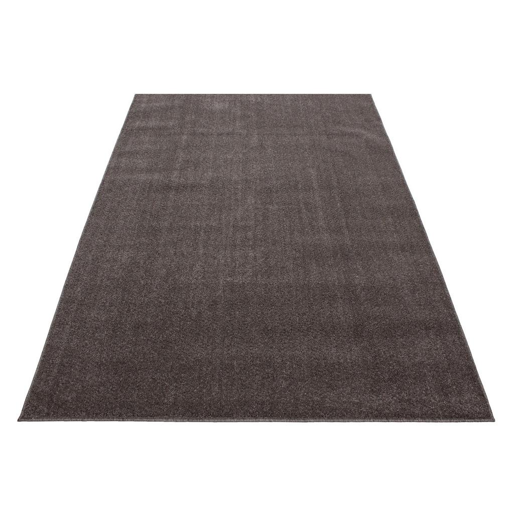 Hochflor Teppich Hellbraun Ata 200x290 cm