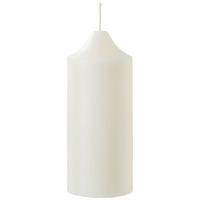 Válcová svíčka Organic, 10/25cm - bílá (10/25cm) - ecoTree
