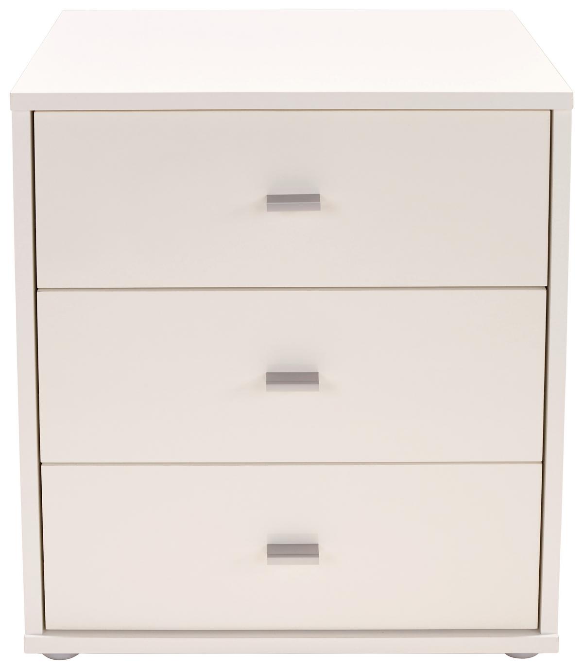Éjjeliszekrény 4-You New - fehér, Konventionell, faalapú anyag (50/54,8/34,6cm)