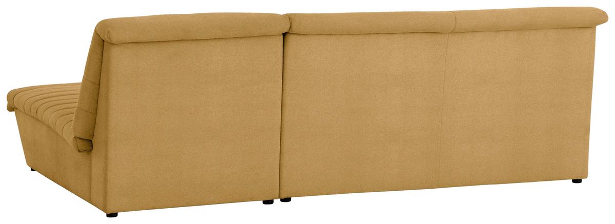 Ecksofa Looks Viii - Senfgelb/Schwarz, Design, Textil (274/168cm) - LOOKS by W.Joop