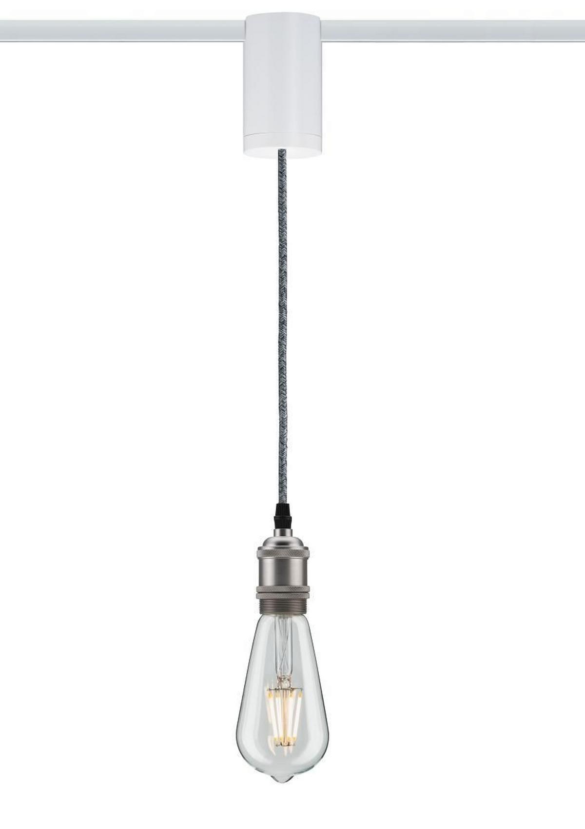 Schienensystem Urail Adapter 95495 Weiß - Weiß, Design, Kunststoff (6,2/10,6cm) - Paulmann