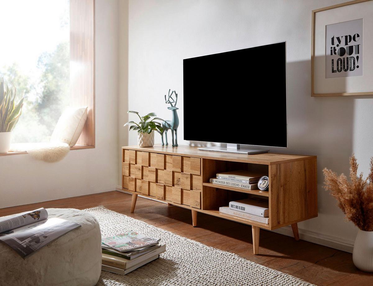 Lowboard Wohnling B: 160 cm Braun - Braun, MODERN, Holzwerkstoff (160/51/40cm) - MID.YOU