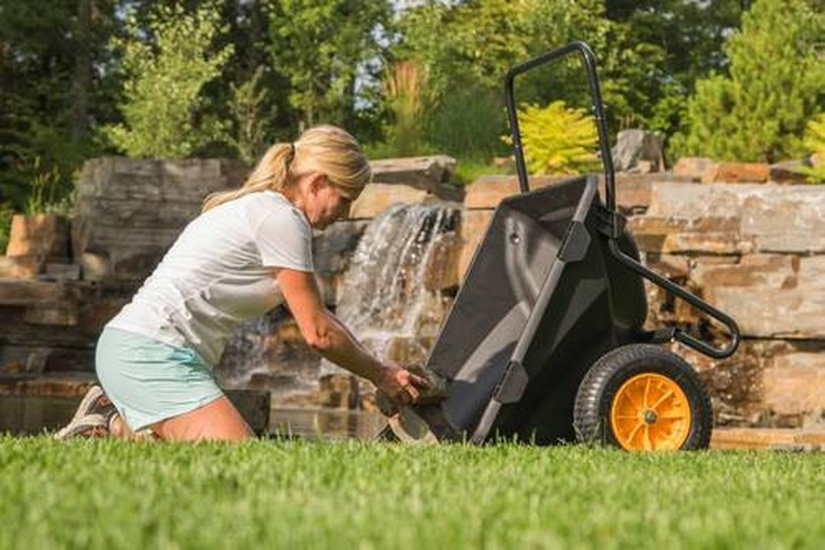 Gartenkarre Schubkarre Cub Cart - Schwarz, Basics, Kunststoff (71/74/127cm)