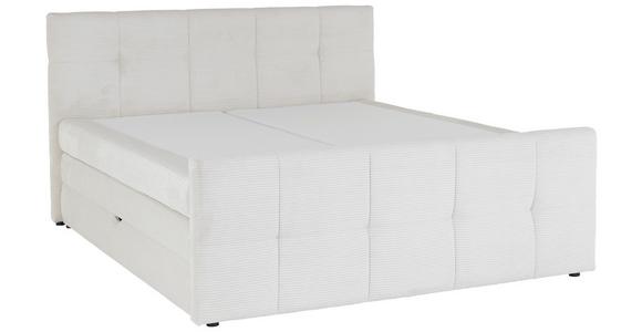 Boxspringbett mit Topper Mit Bettkasten 180x200 cm Medino - Beige, KONVENTIONELL, Holz/Holzwerkstoff (180/200cm) - Luca Bessoni