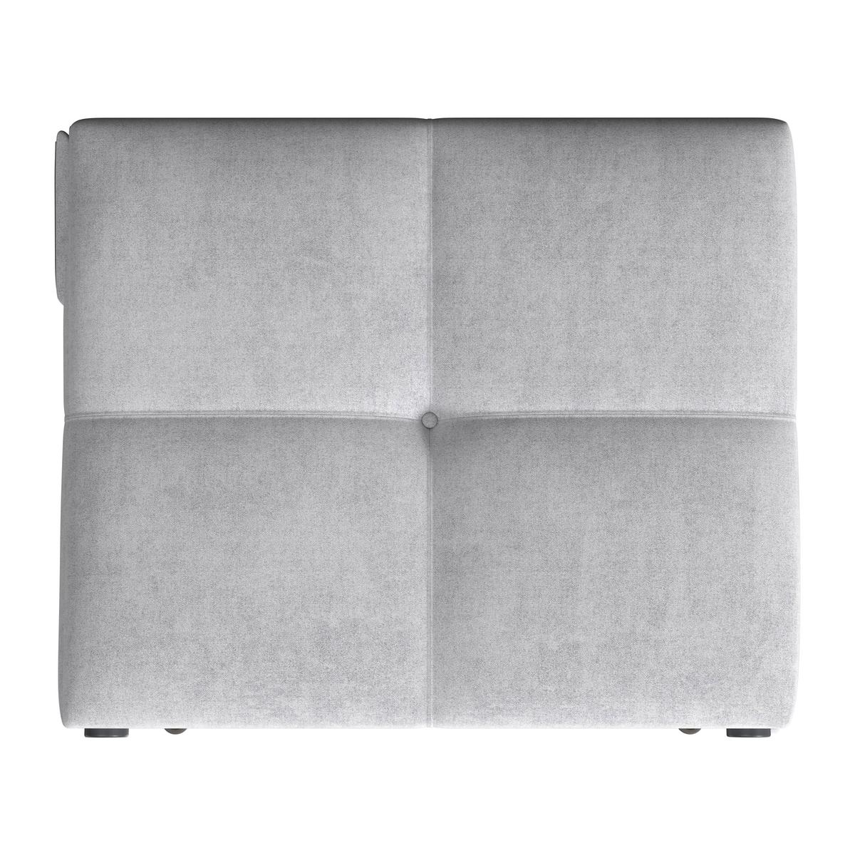 Výsuvná postel DREAM 180x200, světle šedá - černá/světle šedá, Moderní, dřevo/textil (90/200cm) - Bessagi Home