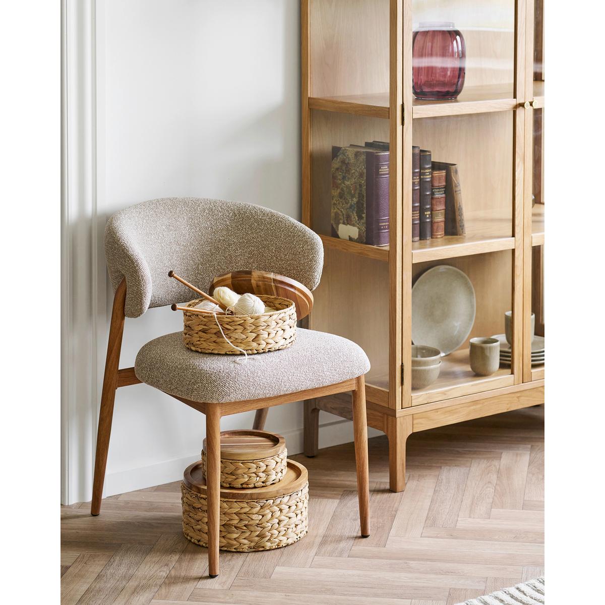 Korbset 3 tlg. Akazie, Naturfarben - Naturfarben, Basics, Naturmaterialien/Holz