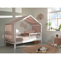 HAUSBETT Forrest Weiß 90x200cm - Weiß/Naturfarben, MODERN, Holz (90/200cm) - Vipack