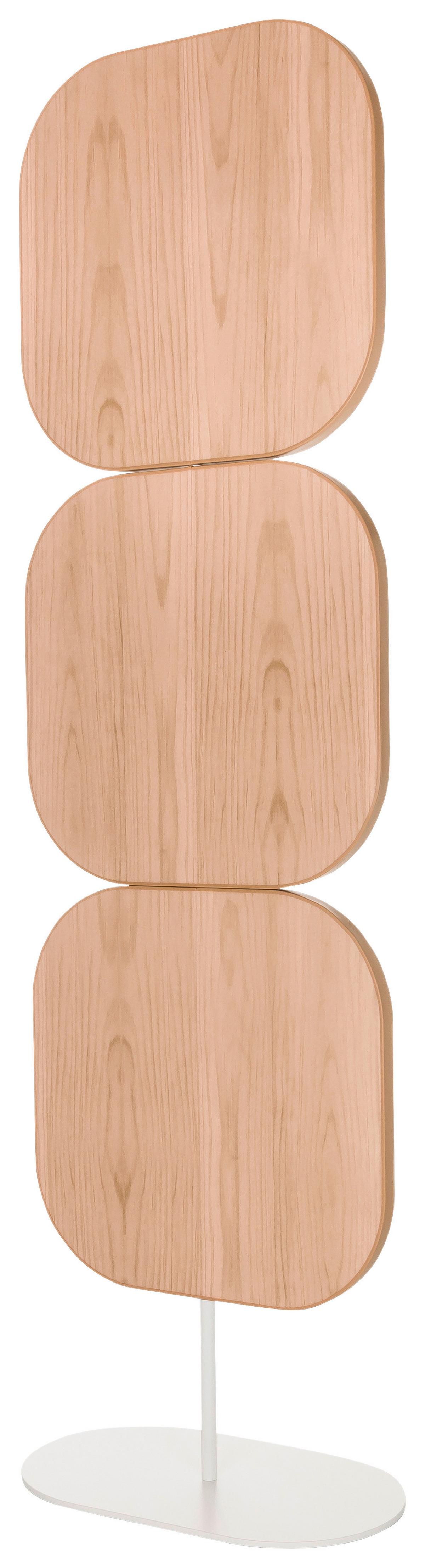 Trennwand Flexmiut W - Beige, Basics, Kunststoff/Metall (50/175/30cm) - MID.YOU