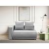Récamiere Iga Li Grau B: 168 cm - Schwarz/Grau, Design, Textil (168/73/99cm) - MID.YOU