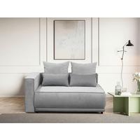 Récamiere Iga Li Grau B: 168 Cm - Schwarz/Grau, Design, Textil (168/73/99cm) - MID.YOU