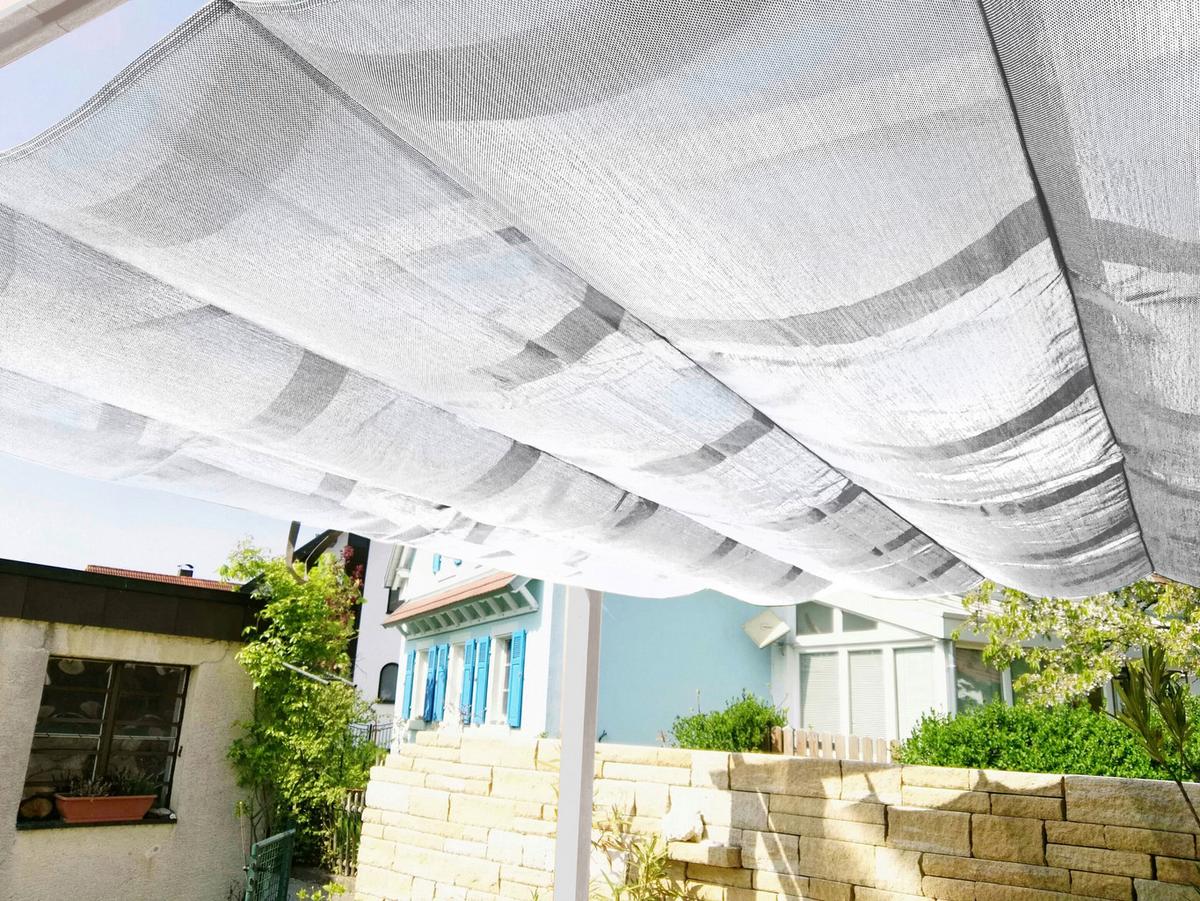 Pavillon Florenz 505x350cm Wetterfest - Weiß, Basics, Kunststoff/Metall (505/236/350cm)