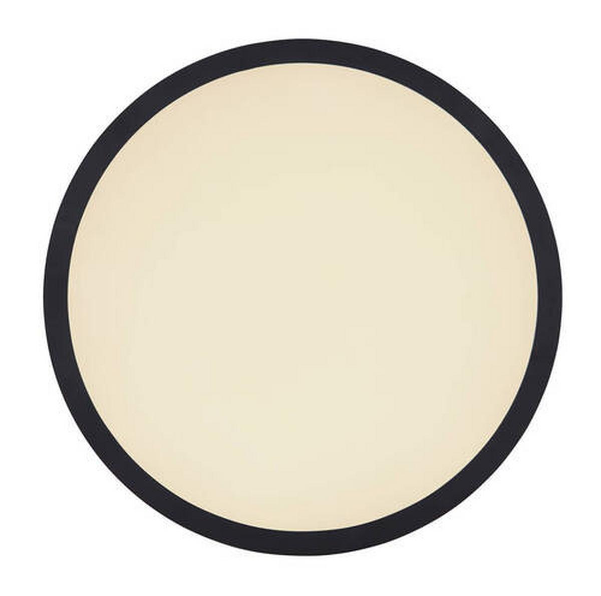 LED-Deckenleuchte 41562-24brgb - Opal/Schwarz, Design, Kunststoff (42/2,5cm) - Globo