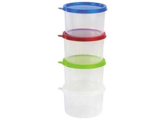 Frischhaltedose Kunststoff - Blau/Rot, KONVENTIONELL, Kunststoff (10/7.3cm) Frischhaltedose Kunststoff - Blau/Rot, KONVENTIONELL, Kunststoff (10/7.3cm)