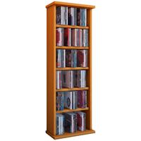 CD Regál Vostan buk - barvy buku, Konvenční, kompozitní dřevo (31/91,5/18cm) - MID.YOU