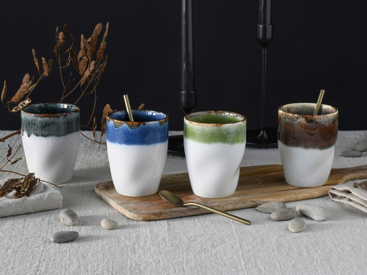 Kaffeebecher Squeezy Keramik, Multicolor - Multicolor, Basics, Keramik (300ml) - Creatable