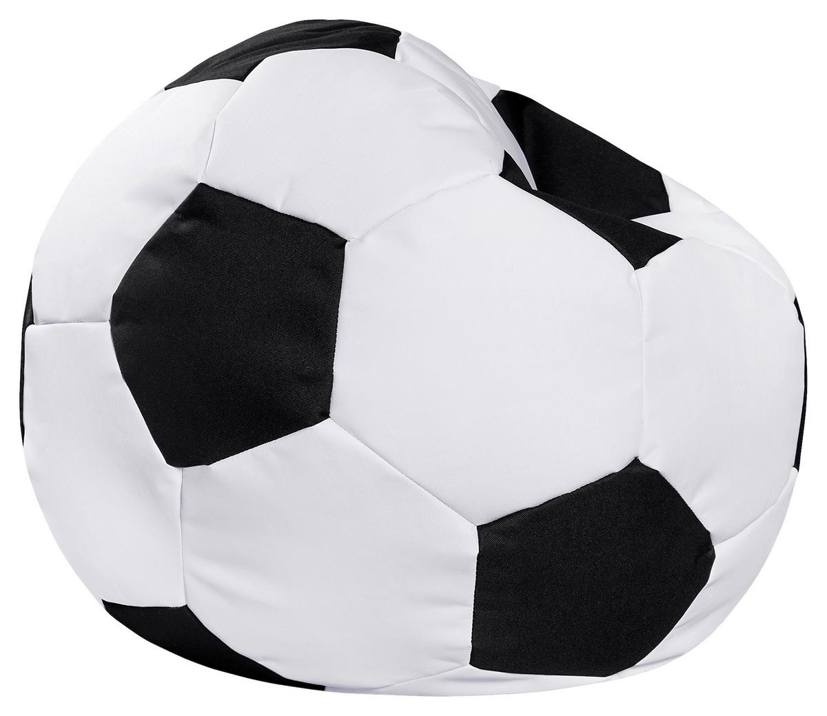 Ülőzsák Ball White/black - fekete/fehér, Modern, textil (65/65/50cm) - Mömax