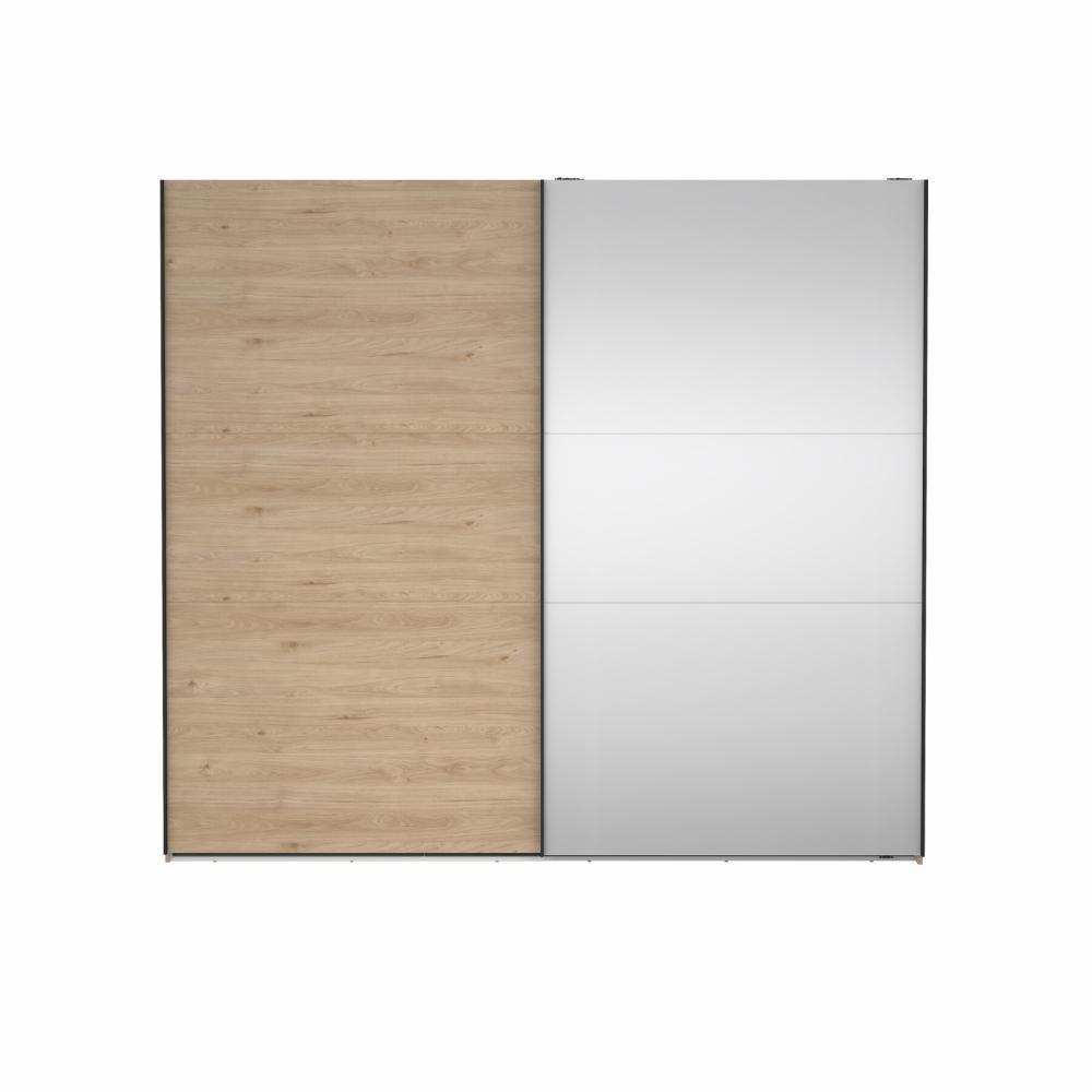 Tolóajtós Szekrény Como 244/221cm - tölgyfa, Konventionell (244/221/66,6cm)