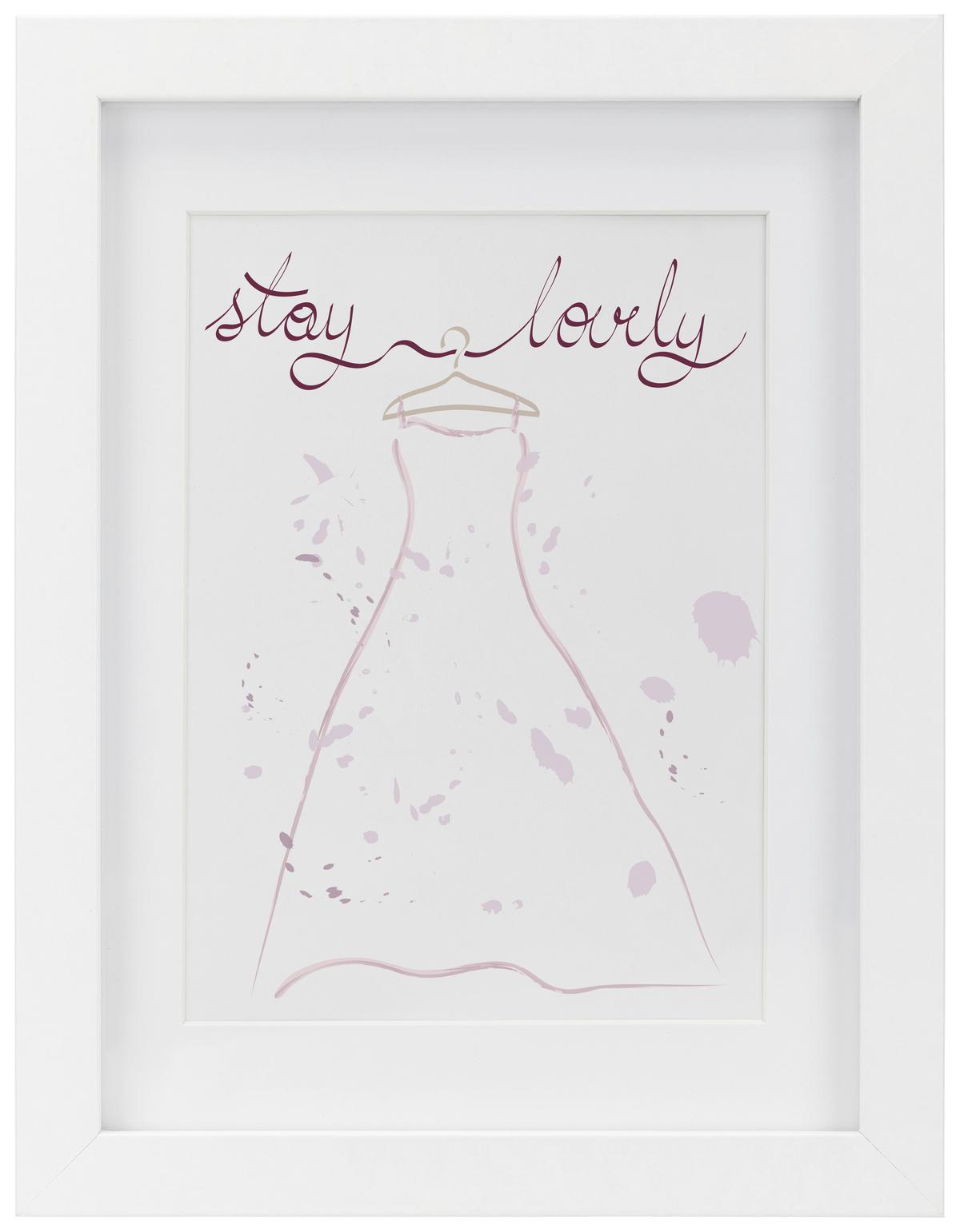 RÁM NA OBRAZY GITTA 18x24 cm - bílá, Moderní, kompozitní dřevo/sklo (18/24cm) - Modern Living