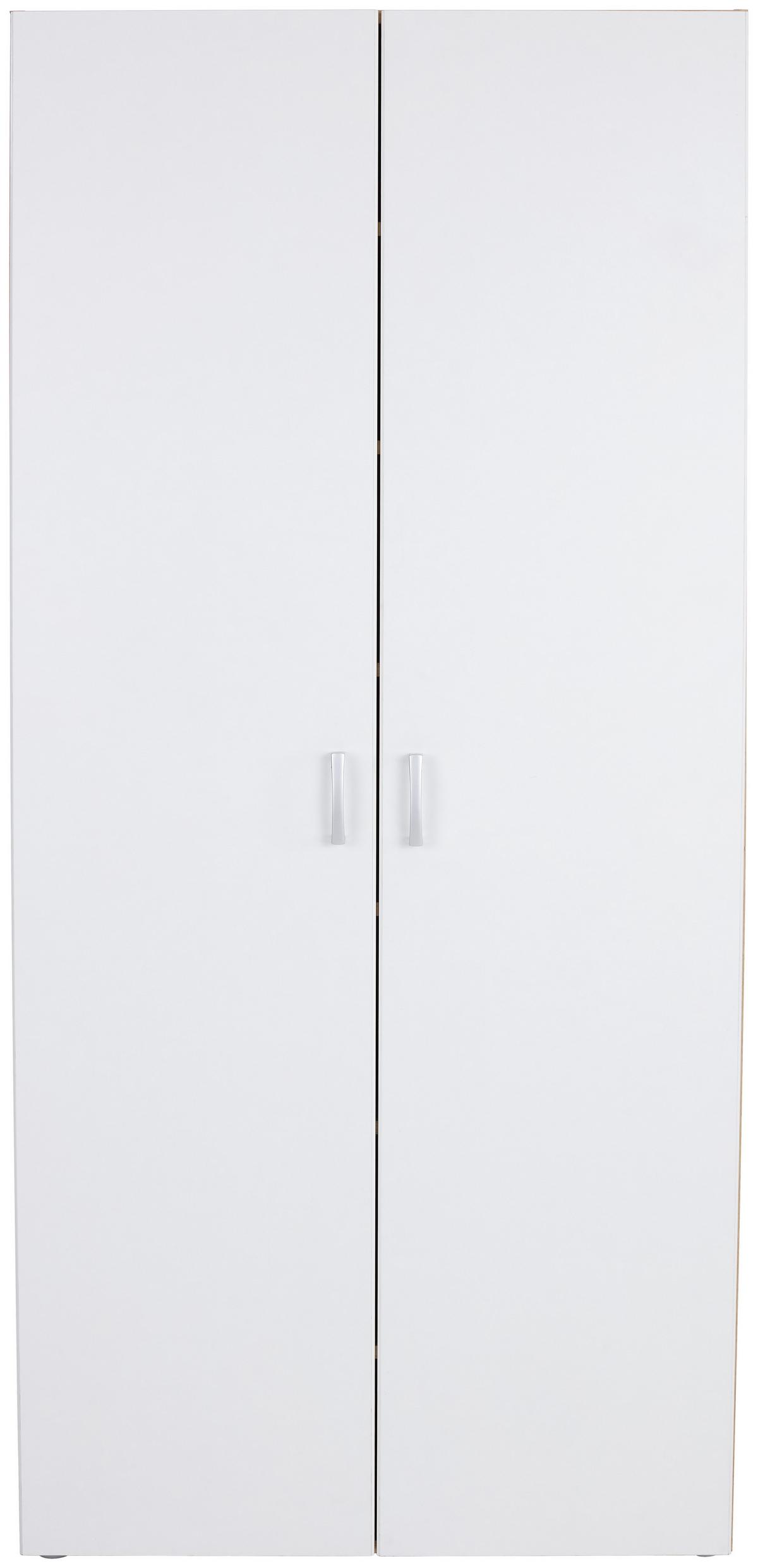 SKŘÍŇ NA ŠANONY TIO - bílá/barvy dubu, Konvenční, kompozitní dřevo (80/183/37,5cm)