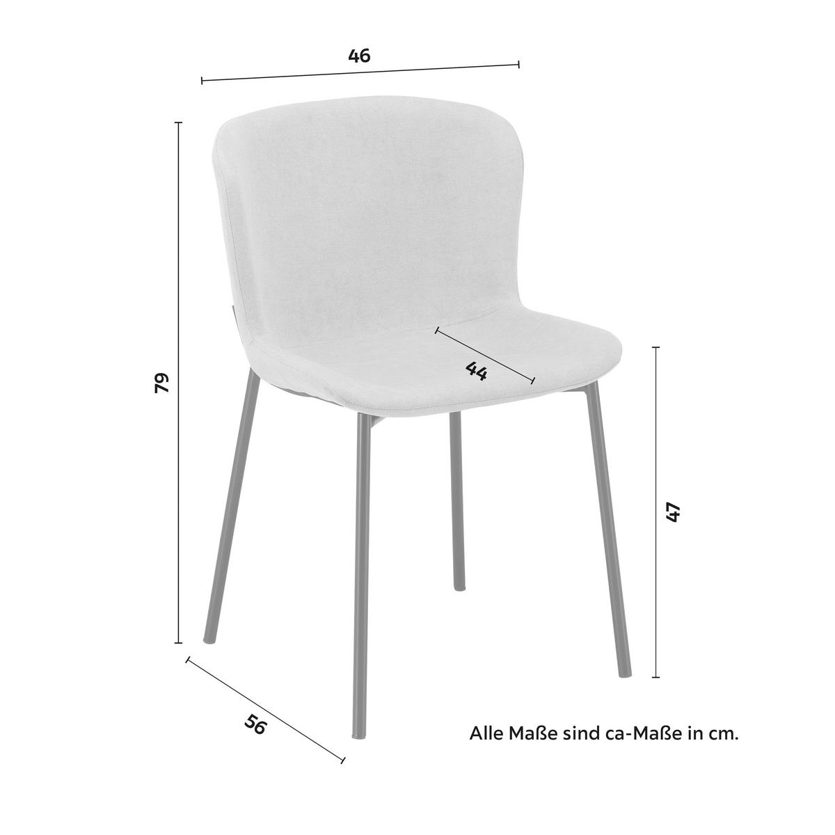 Židle NOEMIE růžová - růžová/černá, Moderní, kov/dřevo (46/79/56cm) - Bessagi Home