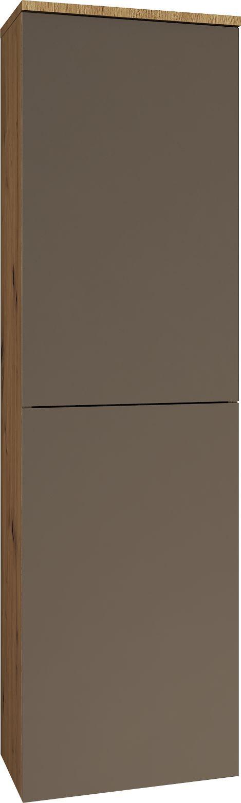 Midischrank C-Line Eichefarben/Anthrazit B: 30 cm - Eichefarben/Anthrazit, MODERN, Glas/Holzwerkstoff (30/132/32cm) - Stylife