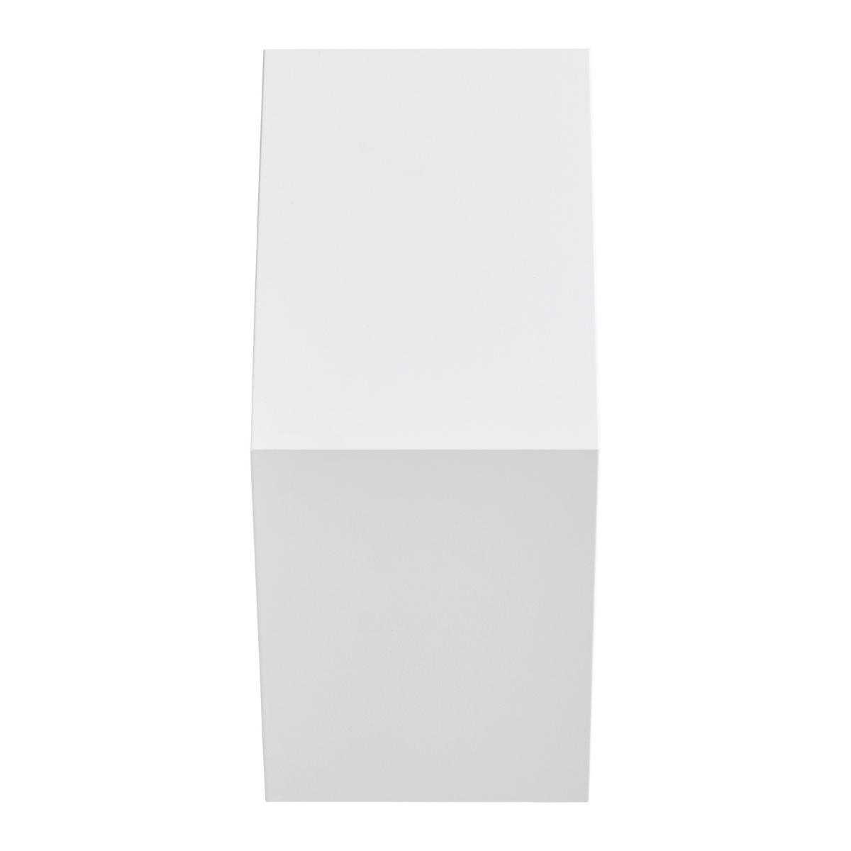 NÁSTENNÝ REGÁL EDGE -EXKLUSIV- - biela, Modern, kompozitné drevo (51/44/19cm) - Mömax