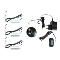 Glasbodenbeleuchtungs-set Beleuchtung Schwarz Kaltweiß - Schwarz, KONVENTIONELL, Kunststoff (10/8/5cm) - MID.YOU