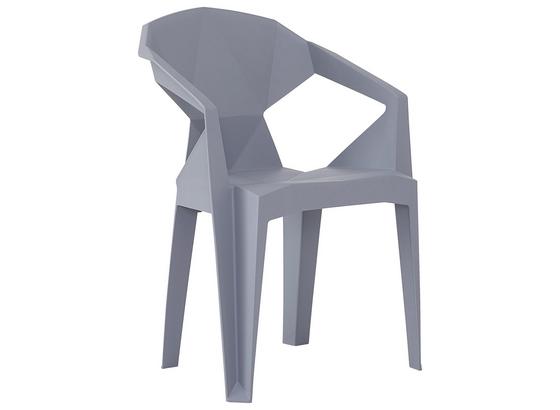 Armlehnstuhl B414084 Grau - Grau, Basics, Kunststoff (56/80/53,5cm) Armlehnstuhl B414084 Grau - Grau, Basics, Kunststoff (56/80/53,5cm)