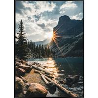 Obraz Elena, 50/70cm - černá/vícebarevná, Moderní, kompozitní dřevo/papír (50/70cm) - Mömax