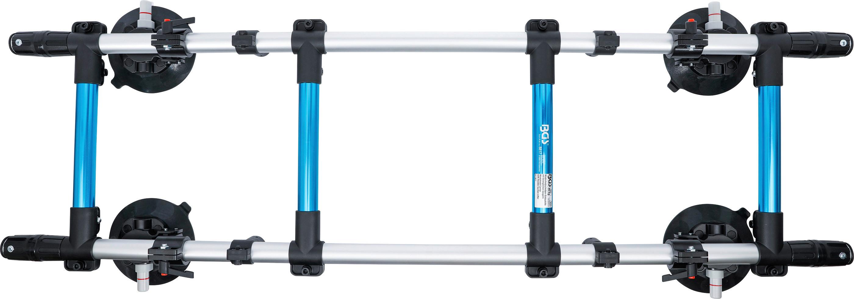 Windschutzscheibengestell 8817 - Blau/Silberfarben, Basics (135/51/15,5cm)