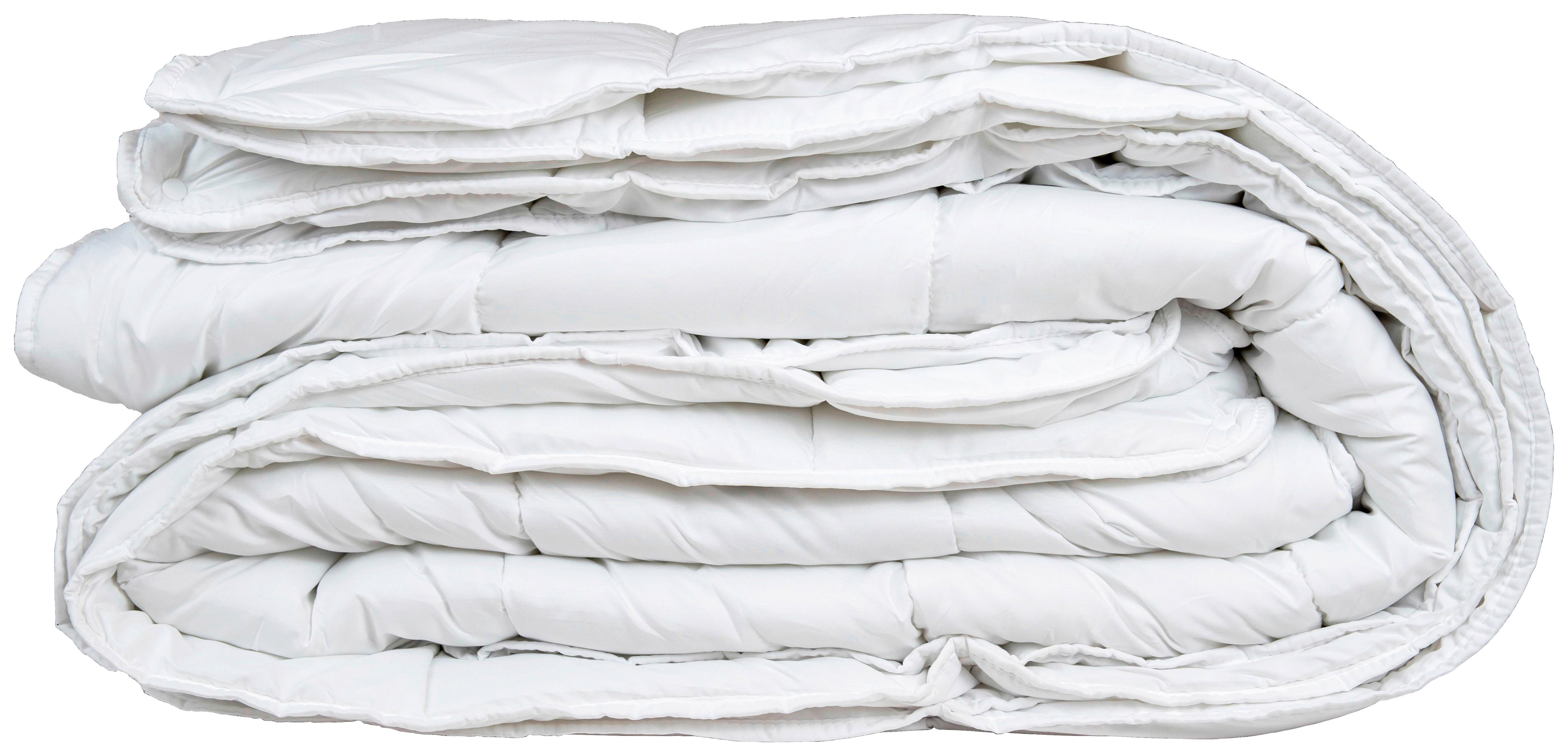 Vierjahreszeitendecke Classic 4 Seasons, Bxl: 155x220 Cm - Weiß, LIFESTYLE, Textil (155/220cm)