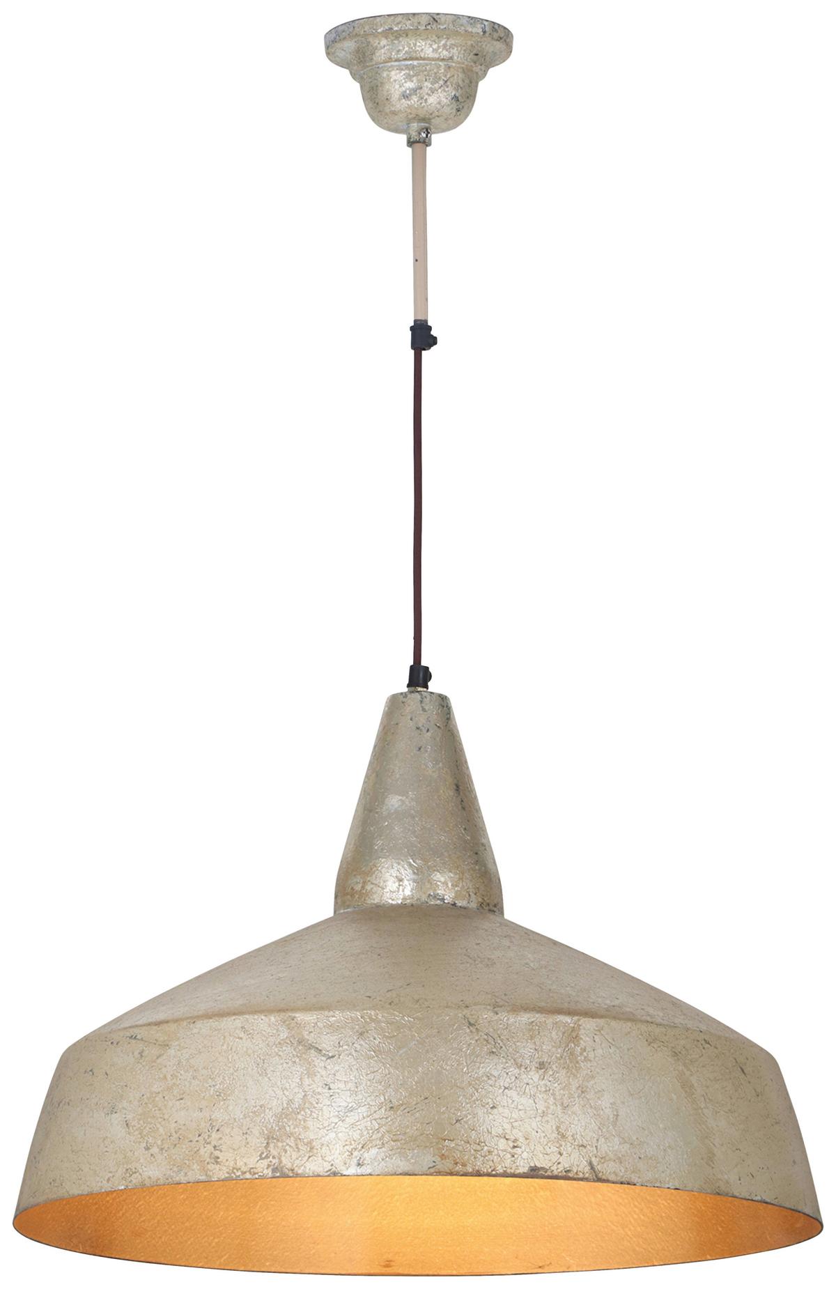 Hängeleuchte Harlow 125 Gold - Goldfarben, Basics, Metall (49,5/59,5/33cm) - Kayoom