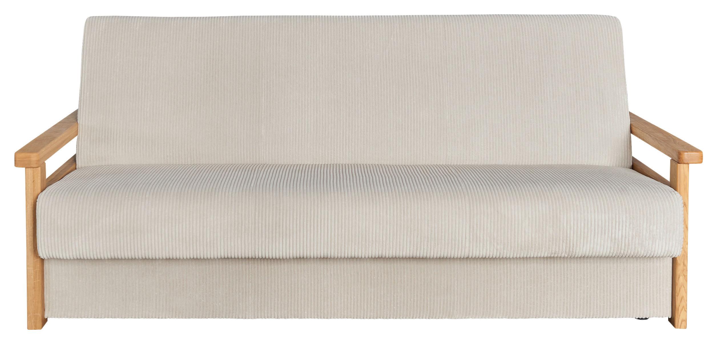 Schlafsofa Malaga Creme B: 220 Cm
