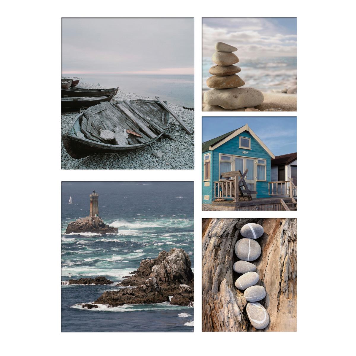 Leinwandbild 41-804 - Blau, Basics, Wellpappe/Textil (60/80/3cm)