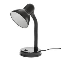 Lampa na psací stůl Leona max. 40 Watt - černá, kov/plast (14,5/14,5/37,8cm) - Mömax
