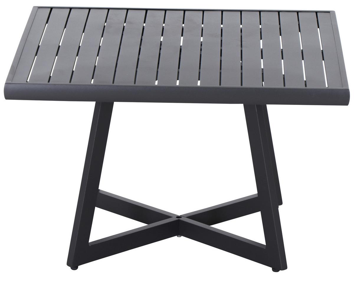 Gartentisch Metall L 70 cm - Anthrazit, KONVENTIONELL, Metall (70/70/45cm) - Siena Garden