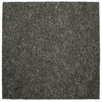 Teppichfliese Grau Marble 50x50 cm Florhöhe 3 mm - Grau, Basics, Textil (50/50cm)