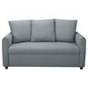 2-sitzer-sofa Aladin Grau B: 161,5 Cm - Schwarz/Grau, Basics, Textil (161,5/89/89cm) - P & B