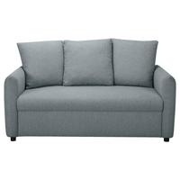 2-sitzer-sofa Aladin Grau B: 161,5 Cm - Schwarz/Grau, Basics, Textil (161,5/89/89cm) - P & B