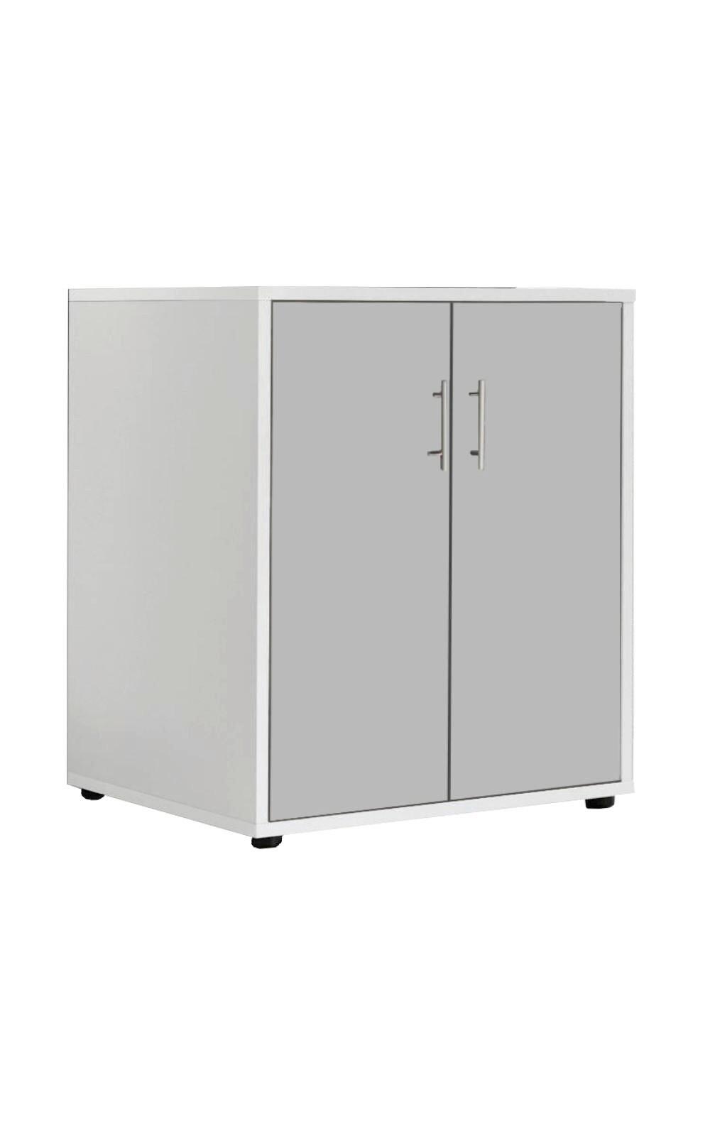 AKTENSCHRANK OFFICE EDITION - Weiß/Grau, LIFESTYLE, Holzwerkstoff (54/74/50cm) - MID.YOU
