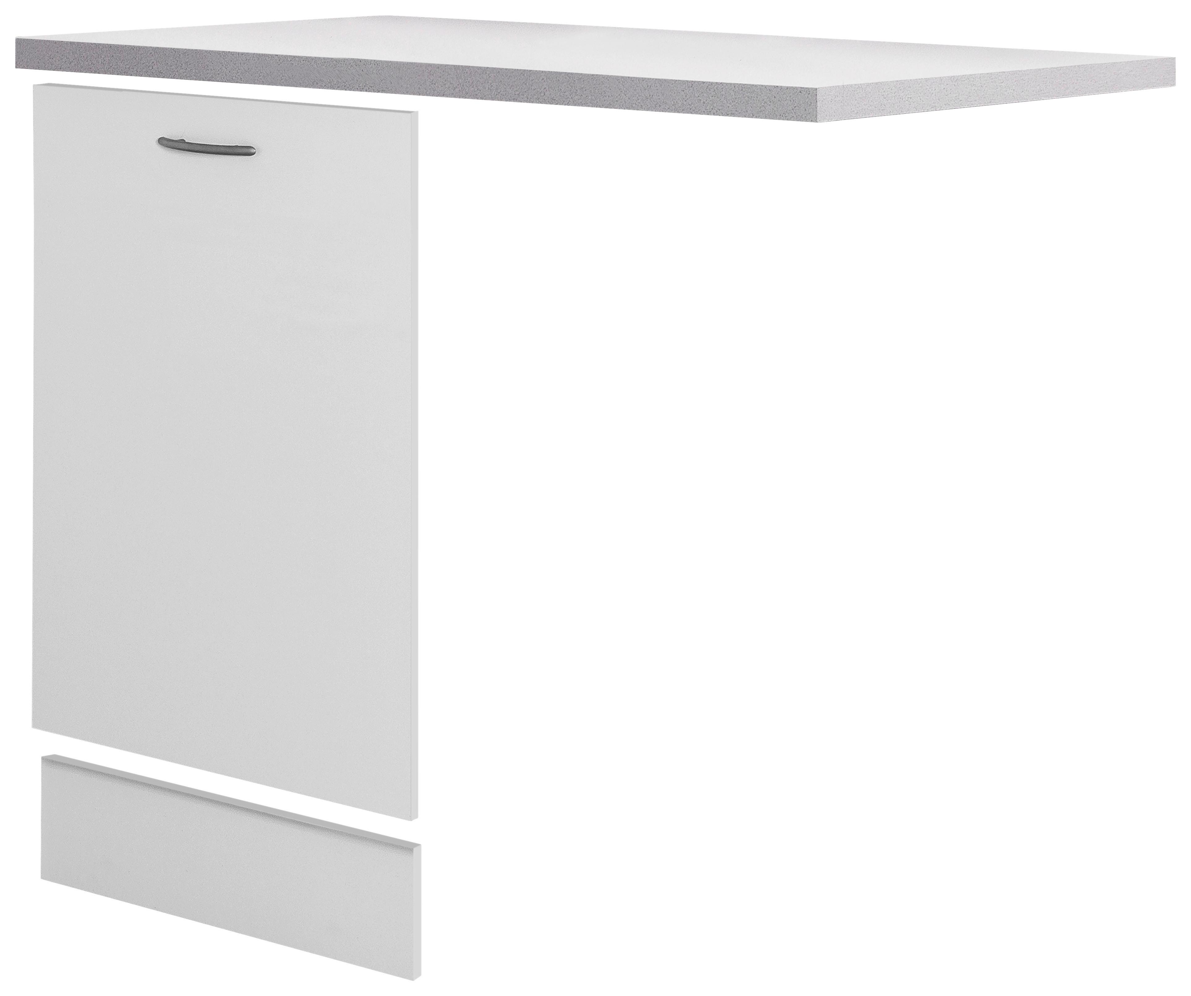 Geschirrspülerfront Wito Gsp-Paket Tigsv - Hellgrau/Weiß, Holzwerkstoff (110/85/60cm) - FlexWell