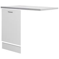 Geschirrspülerfront Wito Gsp-Paket Tigsv - Hellgrau/Weiß, Holzwerkstoff (110/85/60cm) - FlexWell