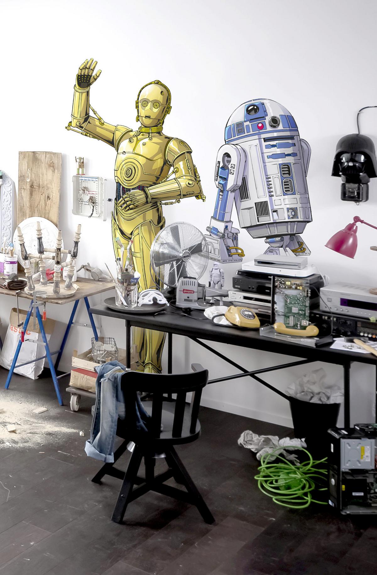 Fototapete 12402 Star Wars Xxl - Multicolor, Trend, Papier (127/200cm) - Disney