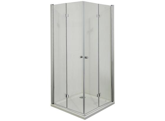 Eckeinstieg Smartflex - Chromfarben, KONVENTIONELL, Glas/Metall (90/195cm) Eckeinstieg Smartflex - Chromfarben, KONVENTIONELL, Glas/Metall (90/195cm)