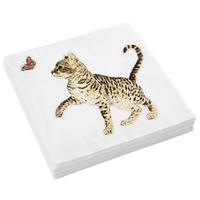 UBROUSEK KAI - oranžová/bílá, papír (33cm)