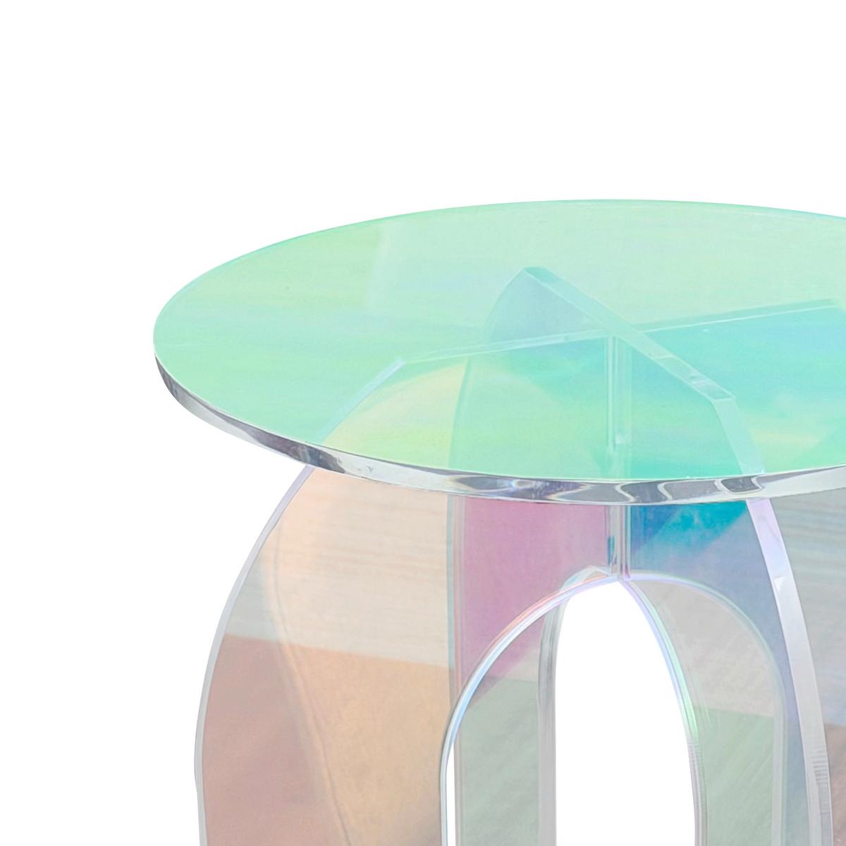 PRÍRUČNÝ STOLÍK RAINBOW -TREND- - viacfarebná, Lifestyle, plast (30/30/40cm) - Mömax